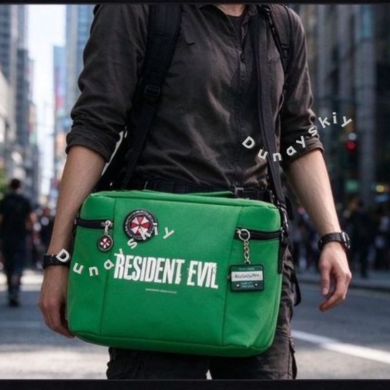 First Aid Kit - กระเป๋าสะพายข้างสไตล์ชุดปฐมพยาบาล RE พวงกุญแจ อุปกรณ์ประกอบฉากคอสเพลย์อีวิลไบรอัน ไลท์ฟุต ชุดแพทย์ฉุกเฉิน