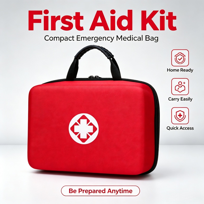 First Aid Kit - ชุดปฐมพยาบาลแบบพกพา, กระเป๋าเก็บอุปกรณ์การแพทย์ฉุกเฉิน EVA, ชุดปฐมพยาบาลสำหรับการเอาชีวิตรอดกลางแจ้งสำหรับการขับขี่และการใช้งานในครัวเรือน