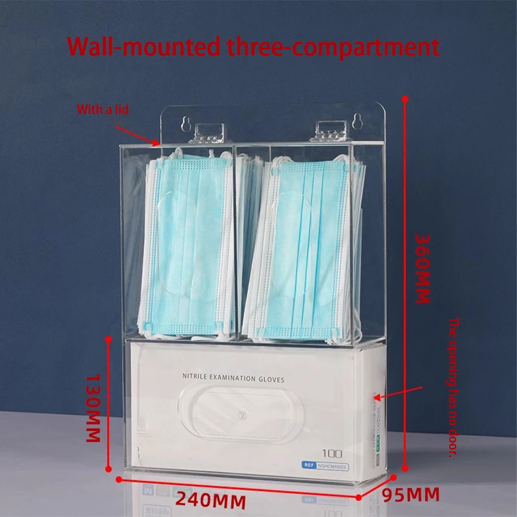 ที่ใส่ถุงมืออะคริลิค 3 ช่อง แบ - Medical Gloves บทวิจารณ์และราคา