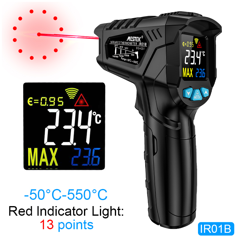 เครื่องวัดอุณหภูมิอินฟราเรดแบบ - Thermometer Digital บทวิจารณ์และราคา